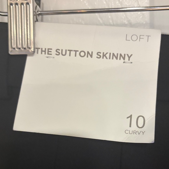 LOFT Black Skinny Trousers NWT - Picture 3 of 7